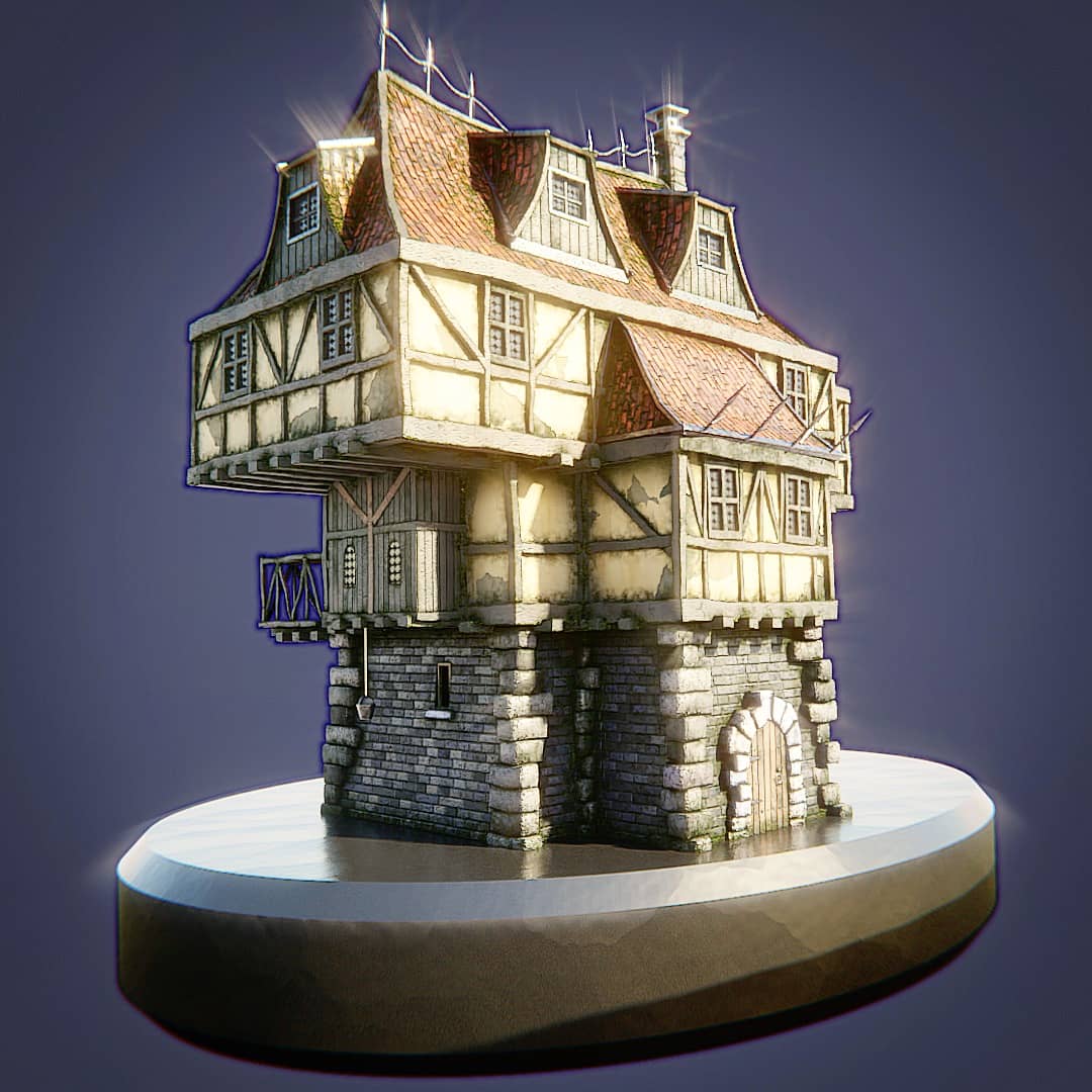Medieval House 006 - Residential House preview image 3